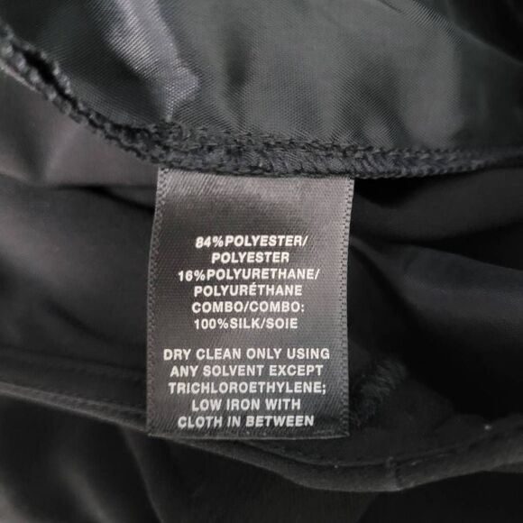 Lafayette 148 Black Wide‎ Leg Jumpsuit Sz 16 Sleeveless Draped Back Old Money - Picture 5 of 10